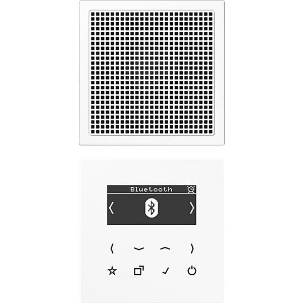 JUNG Smart DAB+ Digitalradio Bluetooth SetMono1LS DAB LS1 BT WW